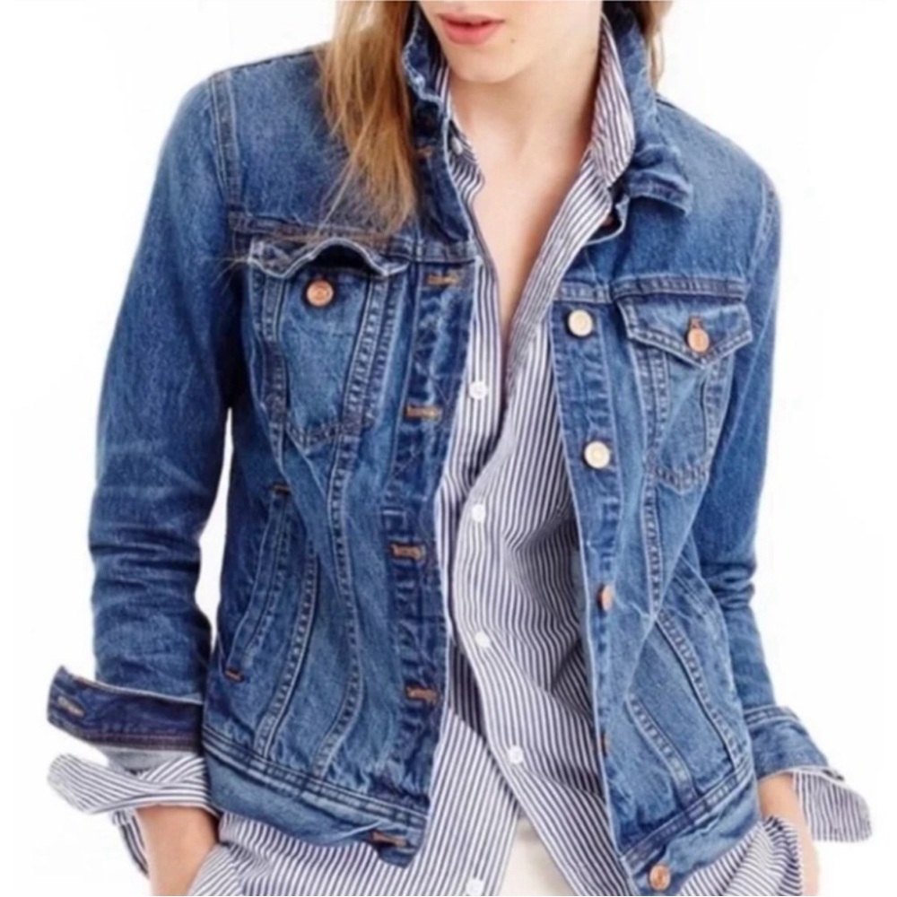 J Crew Denim Jacket Size Medium